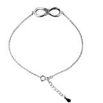 Fashion, accesorii si bijuterii - Femei - Bijuterii femei - Bratari femei - Bratara argint 925, infinit cu fluture - Infinity.ro