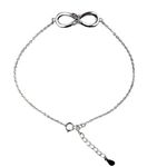 Fashion, accesorii si bijuterii - Femei - Bijuterii femei - Bratari femei - Bratara argint 925, infinit cu fluture - Infinity.ro