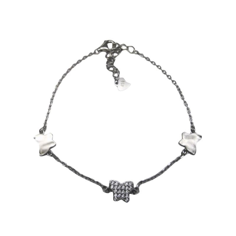 Fashion, accesorii si bijuterii - Femei - Bijuterii femei - Bratari femei - Bratara argint 925 cu 3 fluturasi - Infinity.ro
