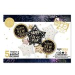 Casa si Gradina - Decoratiuni - Decoratiuni petrecere - Baloane - Set baloane folie, happy new year - Infinity.ro