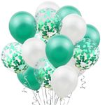Casa si Gradina - Decoratiuni - Decoratiuni petrecere - Baloane - Set 15 baloane pentru petrecere, flippy, alb/verde, 30 cm - Infinity.ro