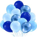 Casa si Gradina - Decoratiuni - Decoratiuni petrecere - Baloane - Set 10 baloane din latex, flippy, party, albastru diferite nuante, 30 cm, 2.8 g - Infinity.ro