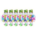 Casa si Gradina - Decoratiuni - Decoratiuni petrecere - Accesorii pentru petrecere - Set 6 suflatori happy birthday, flippy, pentru petrecere, tematica aniversare, 13x7.8 cm, multicolor - Infinity.ro