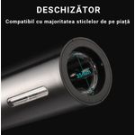 Casa si Gradina - Bucatarie si vesela - Accesorii bar - Tirbusoane si dopuri - Set Tirbuson Electric, 4 in 1cu Taietor de Folie, Dop de Vid si Aerator de Vin, Negru, Bukate® - Infinity.ro