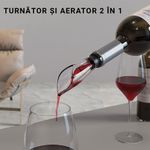 Casa si Gradina - Bucatarie si vesela - Accesorii bar - Tirbusoane si dopuri - Set Tirbuson Electric, 4 in 1cu Taietor de Folie, Dop de Vid si Aerator de Vin, Negru, Bukate® - Infinity.ro