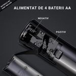 Casa si Gradina - Bucatarie si vesela - Accesorii bar - Tirbusoane si dopuri - Set Tirbuson Electric, 4 in 1cu Taietor de Folie, Dop de Vid si Aerator de Vin, Negru, Bukate® - Infinity.ro
