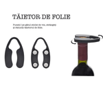 Casa si Gradina - Bucatarie si vesela - Accesorii bar - Tirbusoane si dopuri - Tirbuson electric, Danex, Set deschizator de sticle electric cu patru piese, dop vacuum, palnie vin, cutter folie, punca, Gri - Infinity.ro