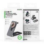 Laptop, Telefoane si Tablete - Telefoane mobile si accesorii - Accesorii Telefoane - Incarcatoare telefoane - Statie de Incarcare pentru Telefon, Apple Watch, AirPods, 15W, L74, Silicon, Grey - Infinity.ro