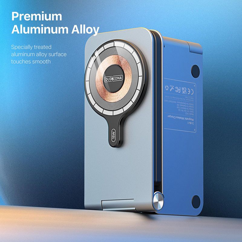 Laptop, Telefoane si Tablete - Telefoane mobile si accesorii - Accesorii Telefoane - Incarcatoare telefoane - Statie de Incarcare pentru Telefon, Apple Watch, AirPods, 15W, L74, Silicon, Grey - Infinity.ro