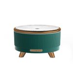 Casa si Gradina - Decoratiuni - Aromaterapie si lumanari - Difuzoare aromaterapie - Difuzor de aromaterapie si umidificator, cu ultrasunete si cu iluminat LED, pentru casa si birou 500ML, Verde - Infinity.ro