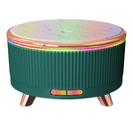 Casa si Gradina - Decoratiuni - Aromaterapie si lumanari - Difuzoare aromaterapie - Difuzor de aromaterapie si umidificator, cu ultrasunete si cu iluminat LED, pentru casa si birou 500ML, Verde - Infinity.ro