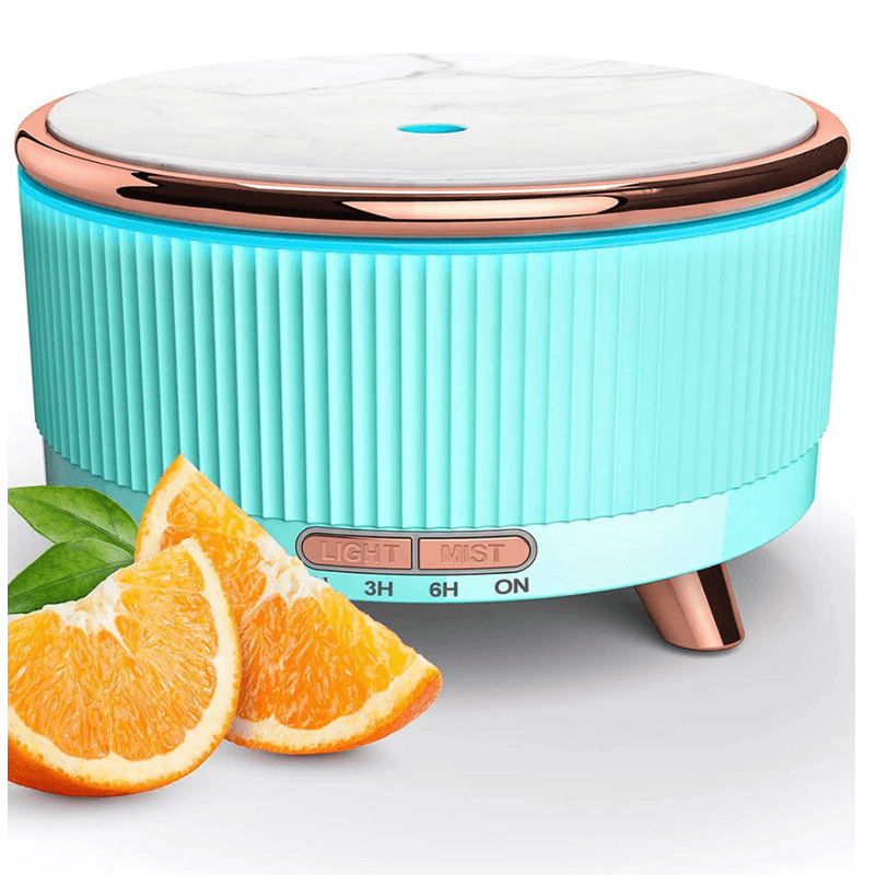 Casa si Gradina - Decoratiuni - Aromaterapie si lumanari - Difuzoare aromaterapie - Difuzor de aromaterapie, Danex, cu ultrasunete pentru casa, birou, hotel, Decor Spa, Meditatie, Uleiuri esentiale, Led, Rezervor 500ml, Turcoaz - Infinity.ro