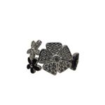 Fashion, accesorii si bijuterii - Femei - Bijuterii femei - Inele femei - Inel, jolie silver, argint 925 trifoi cu email negru m 56 - Infinity.ro