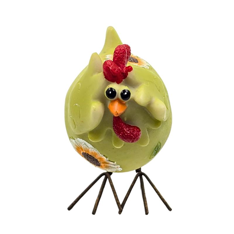 Casa si Gradina - Decoratiuni - Decoratiuni de sezon - Decoratiune pentru Paste, model gaina, 11.5x5x10 cm, verde - Infinity.ro