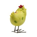 Casa si Gradina - Decoratiuni - Decoratiuni de sezon - Decoratiune pentru Paste, model gaina, 11.5x5x10 cm, verde - Infinity.ro
