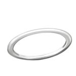 Fashion, accesorii si bijuterii - Femei - Bijuterii femei - Inele femei - Inel argint 925 tip verigheta, marimea 55 - Infinity.ro