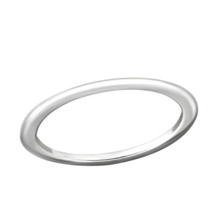 Fashion, accesorii si bijuterii - Femei - Bijuterii femei - Inele femei - Inel argint 925 tip verigheta, marimea 53 - Infinity.ro