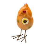 Casa si Gradina - Decoratiuni - Decoratiuni de sezon - Decoratiune pentru Paste, model gaina, 11.5x5x10 cm, portocaliu - Infinity.ro