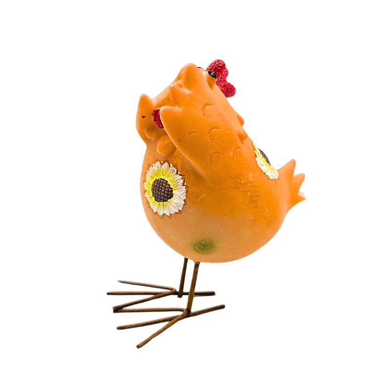 Casa si Gradina - Decoratiuni - Decoratiuni de sezon - Decoratiune pentru Paste, model gaina, 11.5x5x10 cm, portocaliu - Infinity.ro