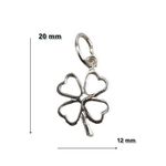 Fashion, accesorii si bijuterii - Femei - Bijuterii femei - Pandantive femei - Pandantiv din argint 925 jolie silver, trifoi contur, 20 x 12 mm, 0.7 g - Infinity.ro