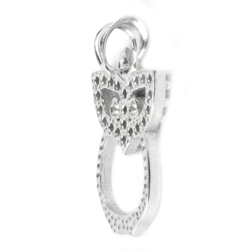 Fashion, accesorii si bijuterii - Femei - Bijuterii femei - Pandantive femei - Pandantiv din argint 925, bufnita cu pietre - Infinity.ro