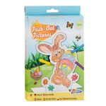 Jucarii, Copii si Bebe - Jucarii si jocuri - Jucarii & jocuri educative - Seturi de artizanat - Set creativ de decupaj – 10 file cu figuri vesele de Paste - Infinity.ro