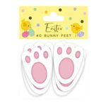 Carti si Birotica - Rechizite - Abtibilduri - Set 40 de stickere decorative, model urme de iepuras, din hartie - Infinity.ro