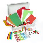 Jucarii, Copii si Bebe - Jucarii si jocuri - Jucarii & jocuri educative - Seturi de artizanat - Cutie de colorat si artizanat de Craciun, Tinsel Twin Grafix R01-1502 - Infinity.ro