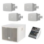 TV, Audio-Video si Foto - Home cinema si Soundbar - Sisteme audio - Sistem ambiental Audac 4.1, Subwoofer activ + 4 boxe WX302MK2, Bluetooth, USB - Infinity.ro