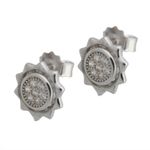 Fashion, accesorii si bijuterii - Femei - Bijuterii femei - Cercei femei - Cercei soare cu zirconii, argint 925 - Infinity.ro