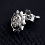Fashion, accesorii si bijuterii - Femei - Bijuterii femei - Cercei femei - Cercei soare cu zirconii, argint 925 - Infinity.ro
