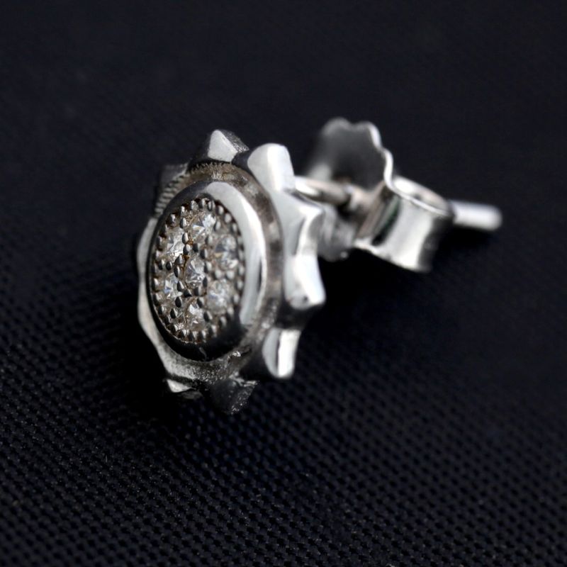 Fashion, accesorii si bijuterii - Femei - Bijuterii femei - Cercei femei - Cercei soare cu zirconii, argint 925 - Infinity.ro