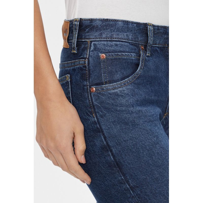 Fashion, accesorii si bijuterii - Femei - Imbracaminte femei - Pantaloni femei - Blugi dama Rider Jeans LEE 112346312 W28-L33 US Albastru - Infinity.ro