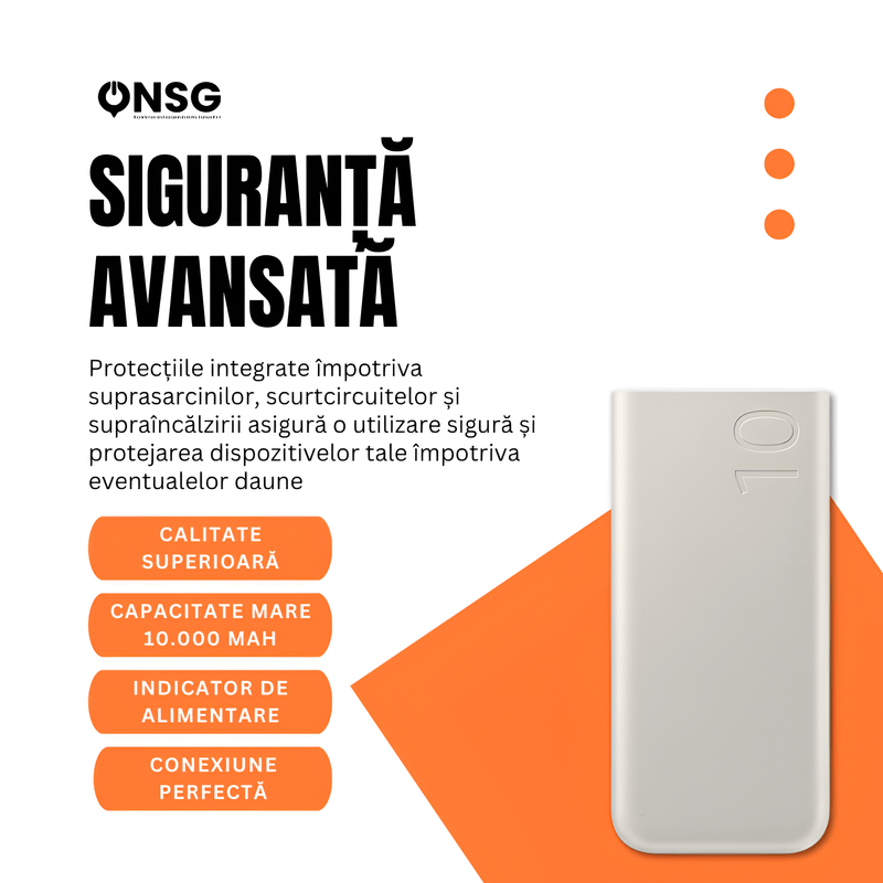 Laptop, Telefoane si Tablete - Telefoane mobile si accesorii - Accesorii Telefoane - Baterii externe - Baterie externa Samsung ONSG®, 10000 mAh, Power Bank, 25W, Bej - Infinity.ro