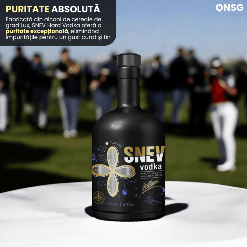 Market - Bauturi - Bauturi alcoolice - Vodka - Vodka SNEV™ by ONSG® Hard, Vodka Premium din Alcool de Cereale cu Grad Lux, 700ml, Gust Robust, Ingrediente Naturale, Fulgi de Ovaz Si Miere - Infinity.ro