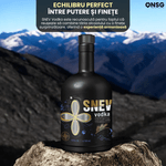 Market - Bauturi - Bauturi alcoolice - Vodka - Vodka SNEV™ by ONSG® Hard, Vodka Premium din Alcool de Cereale cu Grad Lux, 700ml, Gust Robust, Ingrediente Naturale, Fulgi de Ovaz Si Miere - Infinity.ro