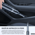 Auto si Moto - Intretinere auto - Aspiratoare auto - Aspirator Portabil TurboVac CleanTech ONSG®, Uz Casnic si Auto, Putere Mare de Aspiratie, 16000PA - Infinity.ro