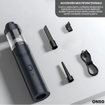 Auto si Moto - Intretinere auto - Aspiratoare auto - Aspirator Portabil TurboVac CleanTech ONSG®, Uz Casnic si Auto, Putere Mare de Aspiratie, 16000PA - Infinity.ro