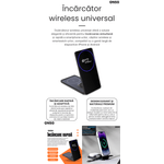 Laptop, Telefoane si Tablete - Telefoane mobile si accesorii - Accesorii Telefoane - Incarcatoare telefoane - Incarcator wireless Prio 3in1 ONSG®, Mag Charger, telefon/casti/ceas, cablu USB Type-C inclus, 1.2m lungime cablu, Negru - Infinity.ro