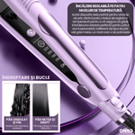 Ingrijire personala si Cosmetice - Aparate & accesorii ingrijire personala - Hair styling - Placi de indreptat parul - Placa de Indreptat Parul STYLOVIA PRO by ONSG®, NTC Plus Heat, Incalzire Rapida, Material Ceramica Ionizata, 160°C-220°C, Alb - Infinity.ro