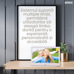 TV, Audio-Video si Foto - Aparate foto si accesorii - Accesorii foto si video - Rame foto digitale - Rama Foto Digitala Smart Cloud de 10 Inch by ONSG®, Multifunctionala, HD, Alb - Infinity.ro