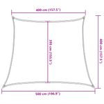 Casa si Gradina - Gradina si terasa - Umbrele si pavilioane - Umbrele - Panza parasolar, rosu, 4/5x4 m, HDPE, 160 g/m² - Infinity.ro