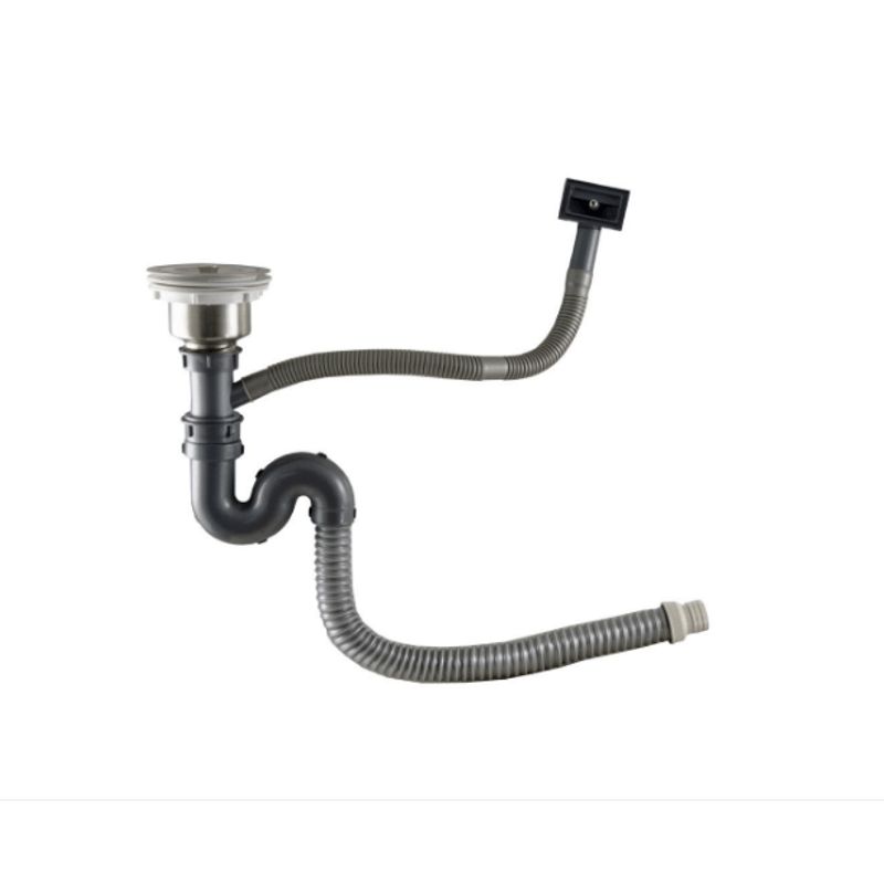 Casa si Gradina - Sanitare - Chiuveta bucatarie si accesorii - Chiuvete bucatarie - Set ,Masca Chiuveta Sonoma, 80 X 50, +Chiuveta bucatarie  +Baterie flexibila+Sifon - Infinity.ro