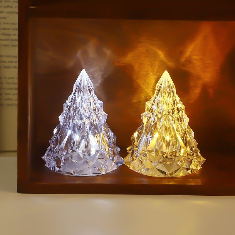 Casa si Gradina - Corpuri si surse de iluminat - Veioze si lampi - Lampi de veghe - Lampa de veghe, flippy, model iceberg, lumina calda, cu baterii, transparenta, 6.5x8 cm - Infinity.ro