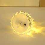 Casa si Gradina - Corpuri si surse de iluminat - Veioze si lampi - Lampi de veghe - Lampa de veghe, flippy, model iceberg, lumina calda, cu baterii, transparenta, 6.5x8 cm - Infinity.ro