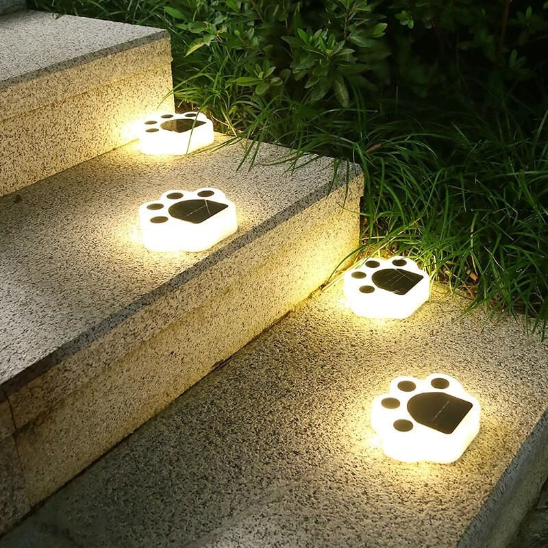 Casa si Gradina - Corpuri si surse de iluminat - Iluminat exterior - Lampi solare - Lampa solara led, tip laba de urs, pentru gazon sau gradina, rezistenta la apa, flippy, alb cald - Infinity.ro