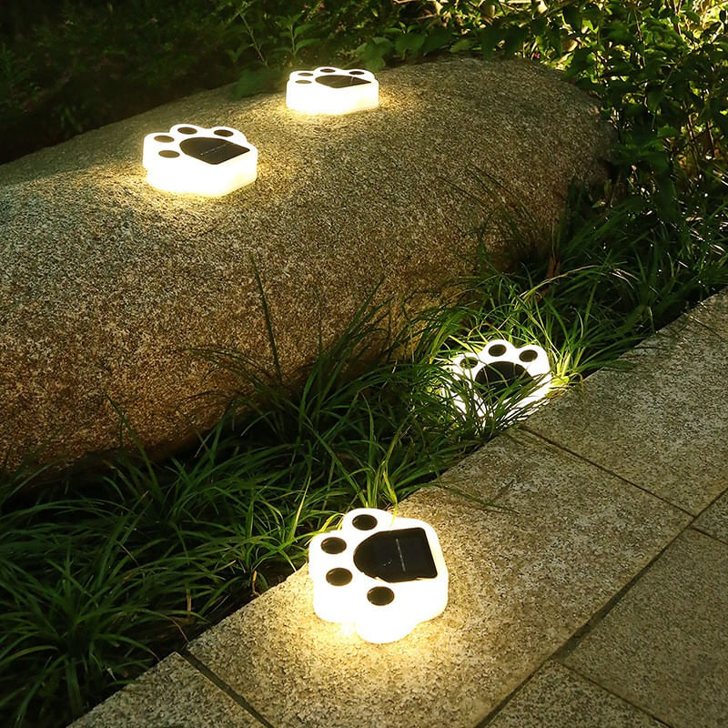 Casa si Gradina - Corpuri si surse de iluminat - Iluminat exterior - Lampi solare - Lampa solara led, tip laba de urs, pentru gazon sau gradina, rezistenta la apa, flippy, alb cald - Infinity.ro