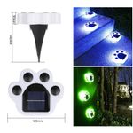 Casa si Gradina - Corpuri si surse de iluminat - Iluminat exterior - Lampi solare - Lampa solara led, tip laba de urs, pentru gazon sau gradina, rezistenta la apa, flippy, multicolor - Infinity.ro