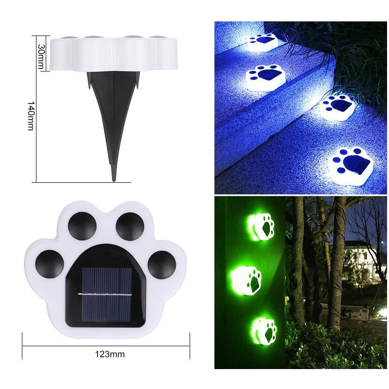 Casa si Gradina - Corpuri si surse de iluminat - Iluminat exterior - Lampi solare - Lampa solara led, tip laba de urs, pentru gazon sau gradina, rezistenta la apa, flippy, multicolor - Infinity.ro