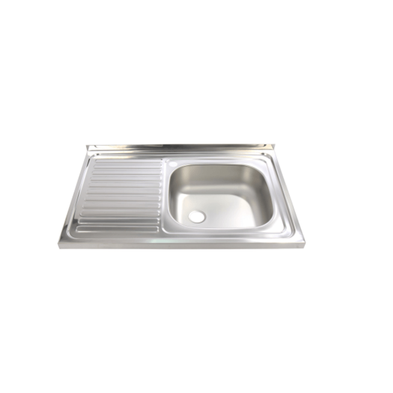 Casa si Gradina - Sanitare - Lavoar baie si accesorii - Baterii sanitare - Chiuveta masca bucatarie ,inox,cuva dreapta ,Raulconstruct ,50x80 cm,anticalcar cu izolatie - Infinity.ro